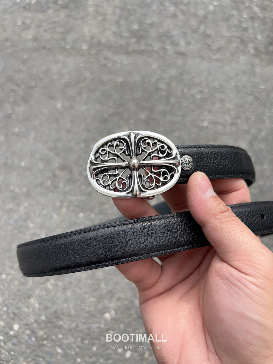 Chrome Hearts Keeper Buckle Belt 크롬하츠 키퍼 버클 벨트 블랙 2.5cm 4