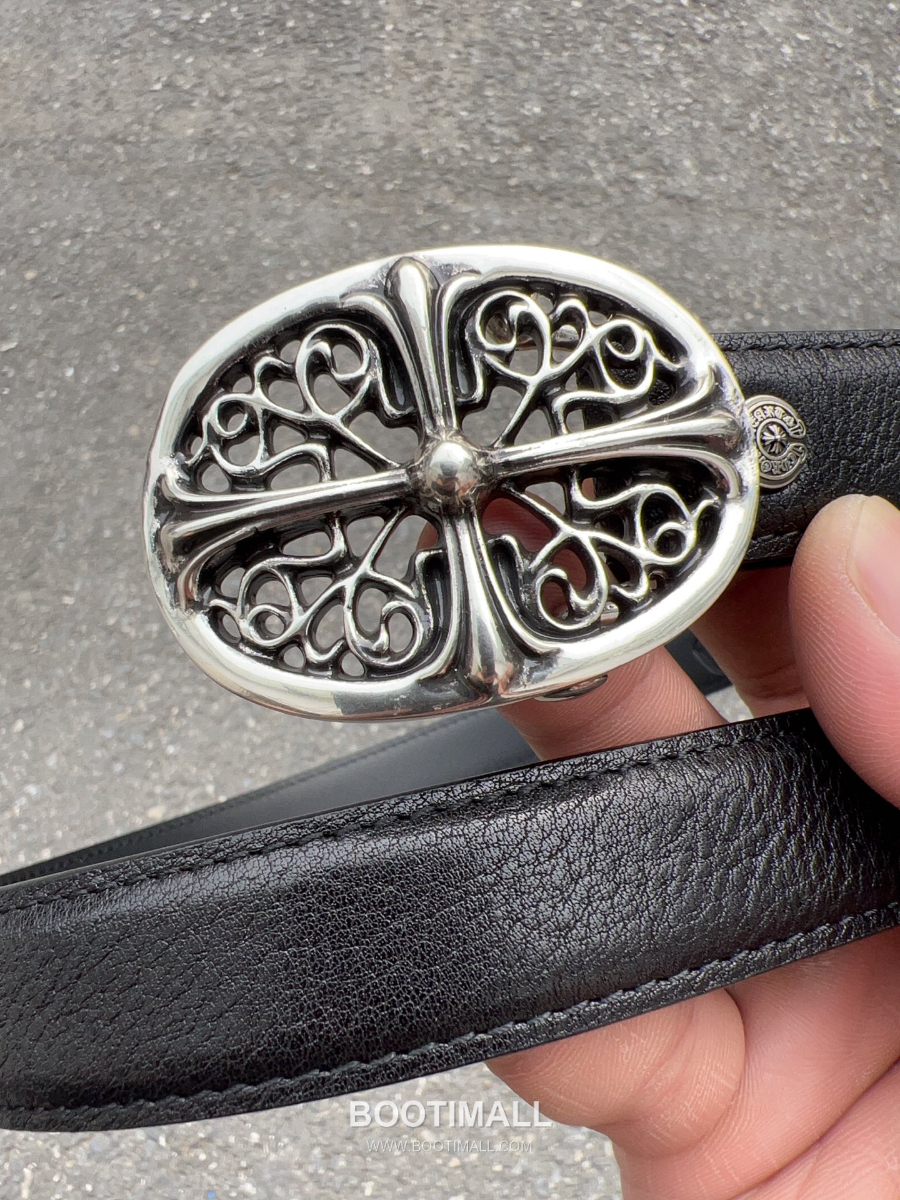 Chrome Hearts Keeper Buckle Belt 크롬하츠 키퍼 버클 벨트 블랙 2.5cm 6