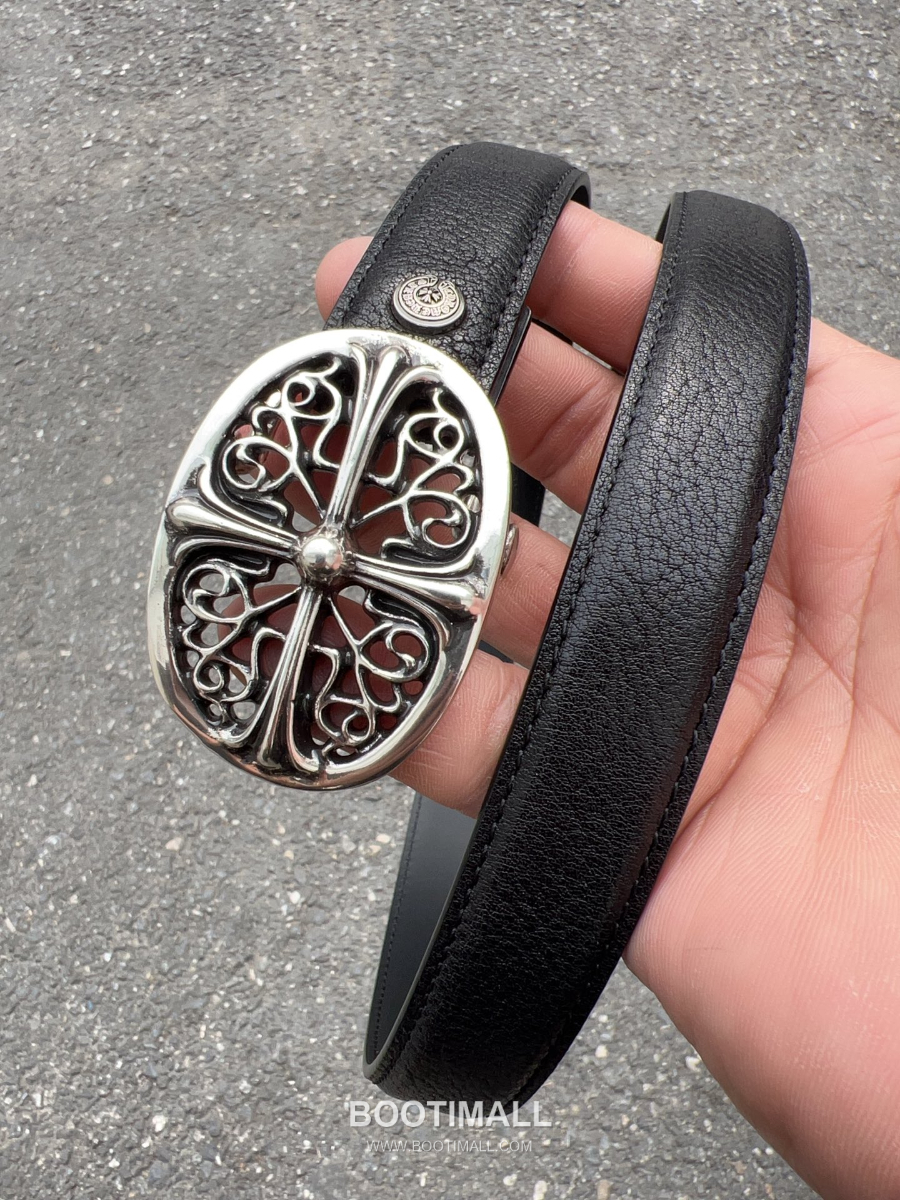 Chrome Hearts Keeper Buckle Belt 크롬하츠 키퍼 버클 벨트 블랙 2.5cm 7