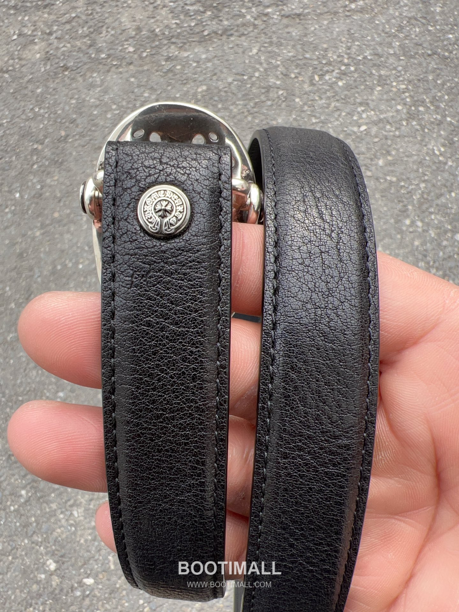Chrome Hearts Keeper Buckle Belt 크롬하츠 키퍼 버클 벨트 블랙 2.5cm 8