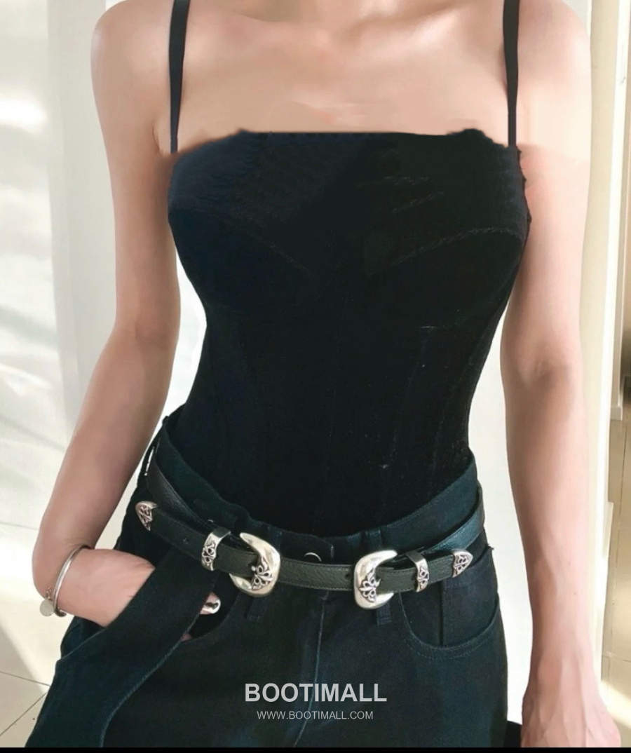 Chrome Hearts Vine Double-Prong Buckle Belt 크롬하츠 바인(덩굴) 더블 핀 버클 벨트 화이트 2cm 1