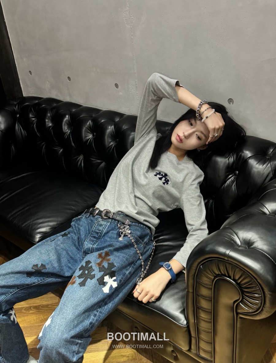 Chrome Hearts Vine Double-Prong Buckle Belt 크롬하츠 바인(덩굴) 더블 핀 버클 벨트 화이트 2cm 3