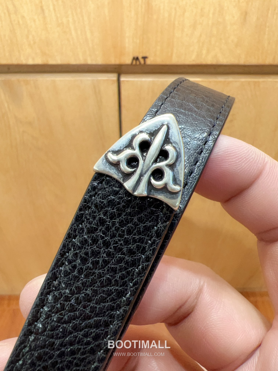 Chrome Hearts Vine Double-Prong Buckle Belt 크롬하츠 바인(덩굴) 더블 핀 버클 벨트 화이트 2cm 9