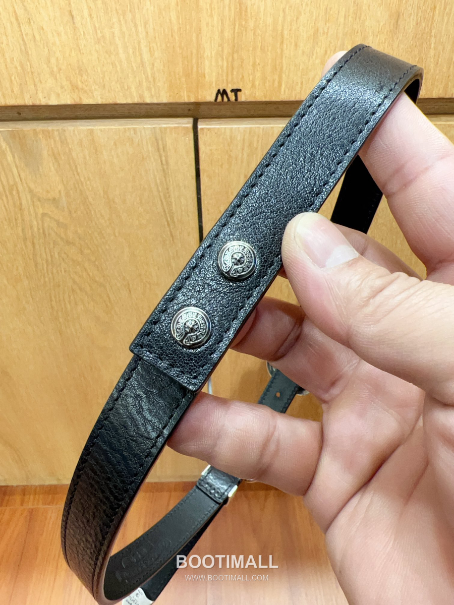 Chrome Hearts Vine Double-Prong Buckle Belt 크롬하츠 바인(덩굴) 더블 핀 버클 벨트 화이트 2cm 12