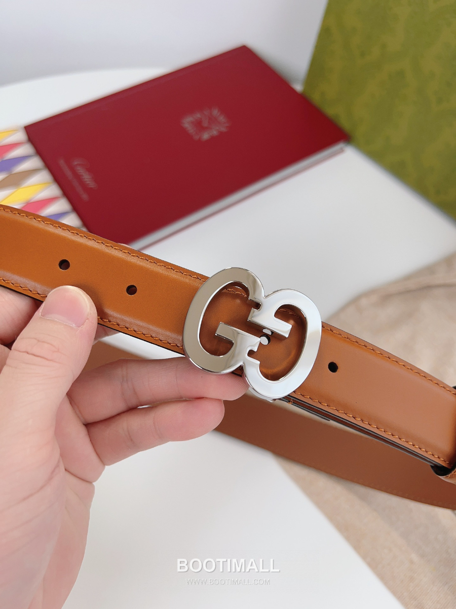 Gucci GG Marmont Double G Leather Belt (Antique Gold-Tone) 구찌 GG 마몬트 더블 G 레더 벨트 (앤틱 골드 톤) 6