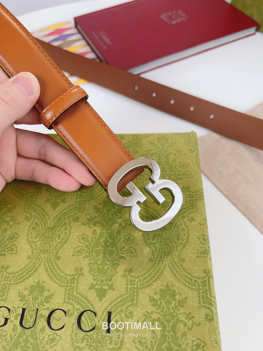 Gucci GG Marmont Double G Leather Belt (Antique Gold-Tone) 구찌 GG 마몬트 더블 G 레더 벨트 (앤틱 골드 톤) 7