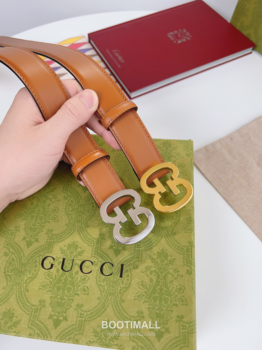 Gucci GG Marmont Double G Leather Belt (Antique Gold-Tone) 구찌 GG 마몬트 더블 G 레더 벨트 (앤틱 골드 톤) 9