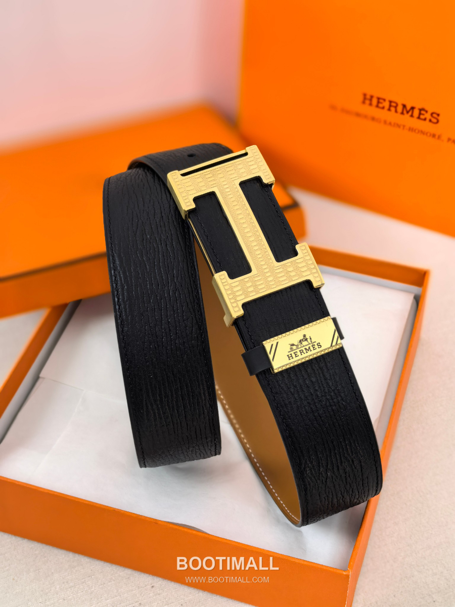 Hermès Constance H Buckle & Reversible 에르메스 콘스탕스 H 버클 리버서블 레더 벨트 3.8cm 2