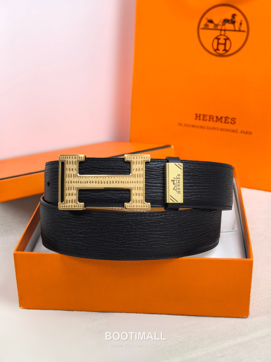 Hermès Constance H Buckle & Reversible 에르메스 콘스탕스 H 버클 리버서블 레더 벨트 3.8cm 3