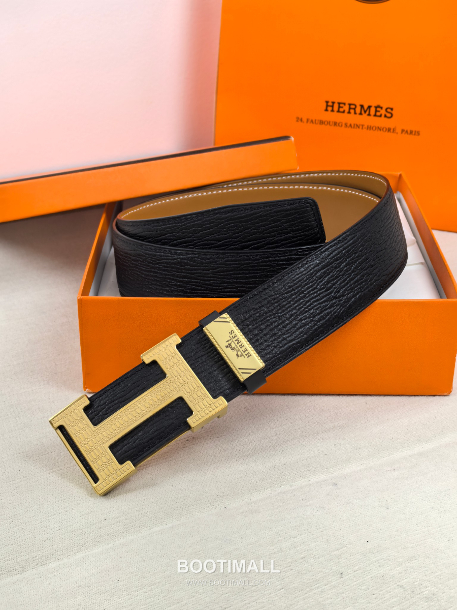 Hermès Constance H Buckle & Reversible 에르메스 콘스탕스 H 버클 리버서블 레더 벨트 3.8cm 5