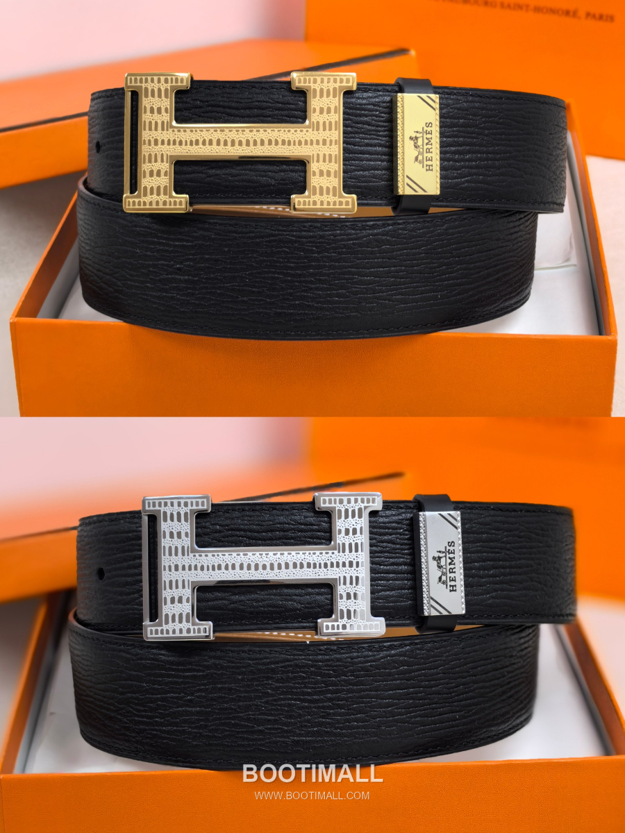 Hermès Constance H Buckle & Reversible 에르메스 콘스탕스 H 버클 리버서블 레더 벨트 은장 3.8cm 9