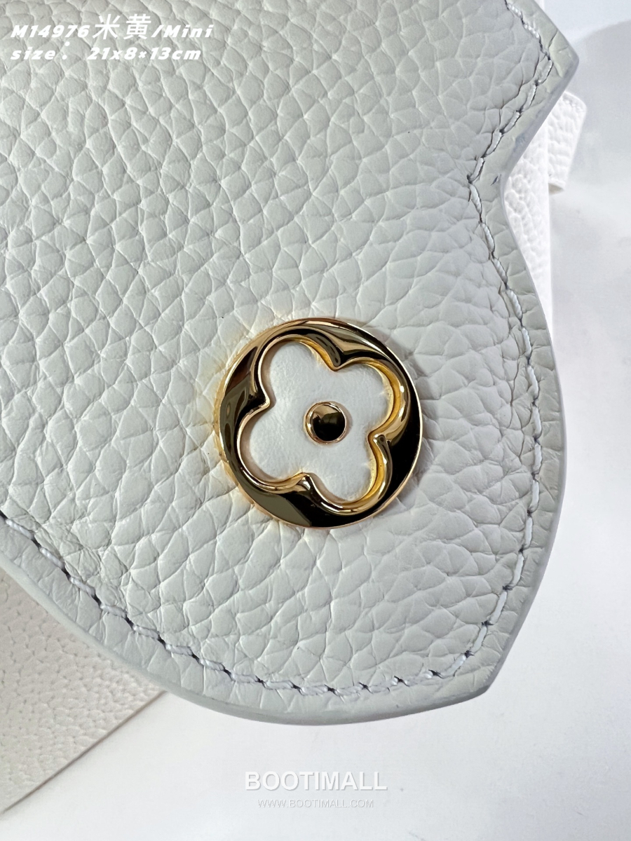 Louis Vuitton Capucines Mini Taurillon Leather 루이비통 카푸신 미니 토리옹 가죽 플로럴 탑핸들백 21cm 6