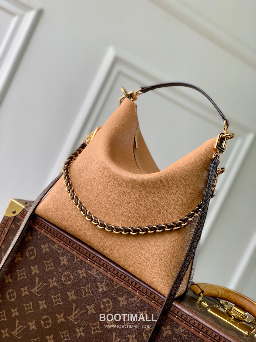 Louis Vuitton Multipass M28029 루이비통 멀티패스 M28029 아리조나 베이지 카프스킨 & 모노그램 코팅 캔버스 트리밍 30cm 1