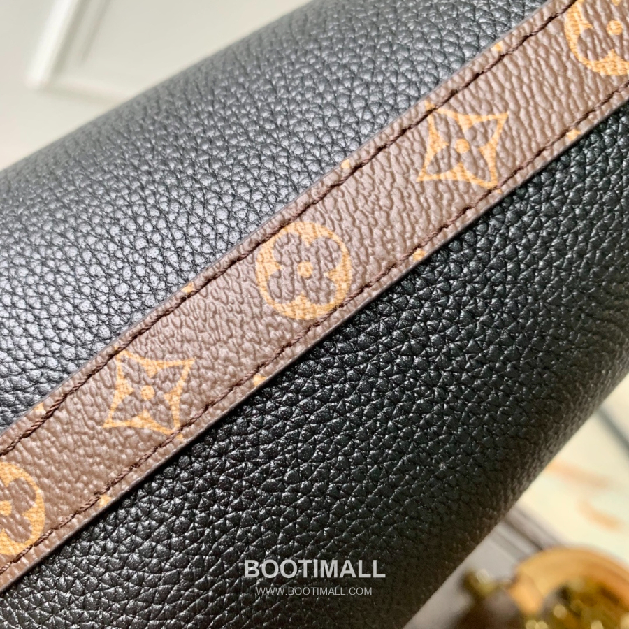 Louis Vuitton Multipass M28029 루이비통 멀티패스 M28029 커피블랙 카프스킨 & 모노그램 코팅 캔버스 트리밍 30cm 7