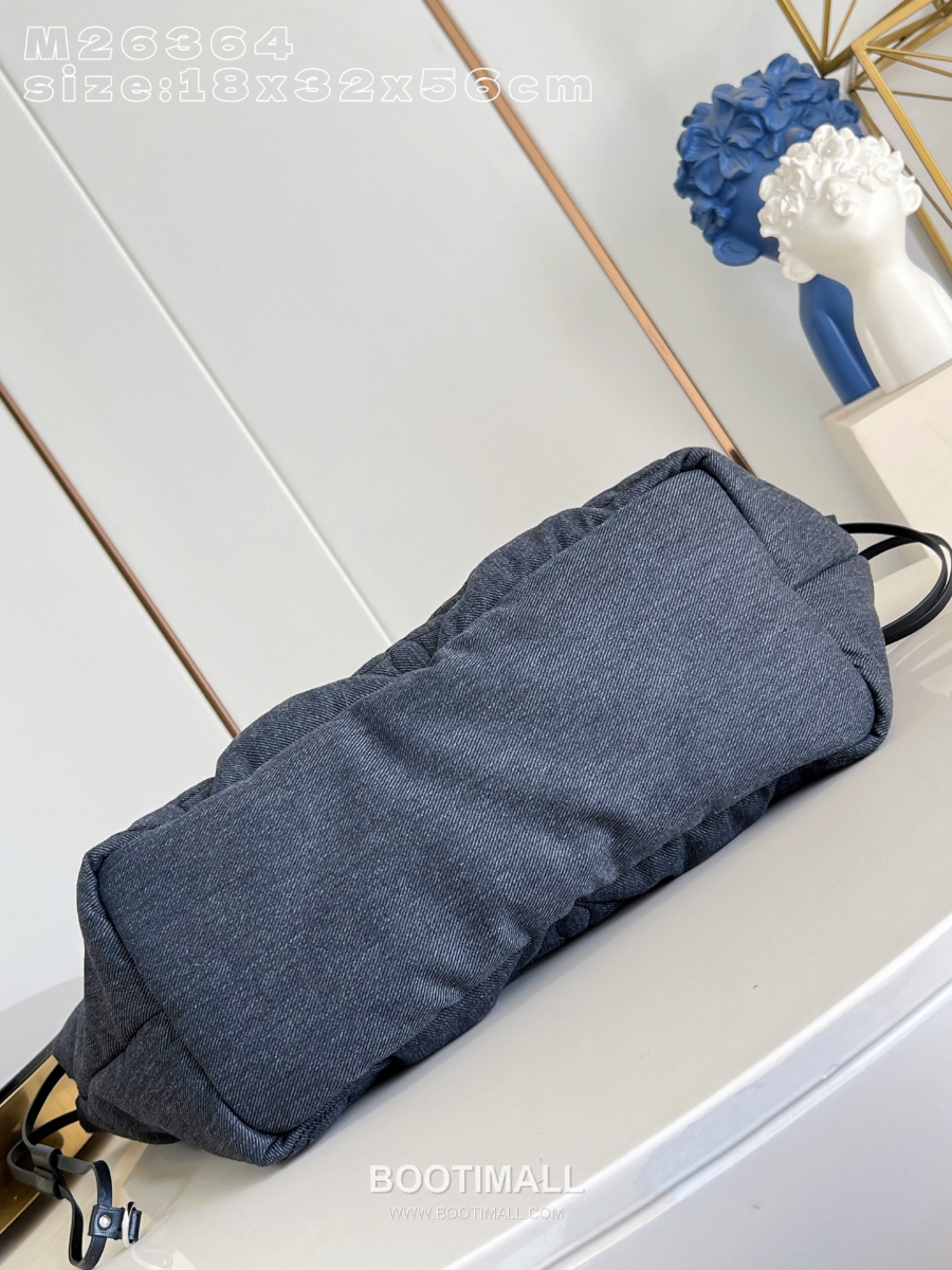 Louis Vuitton Neverfull Inside Out MM 루이비통 네버풀 인사이드 아웃 MM 퍼피그램 블랙 진 M26364 18cm 5