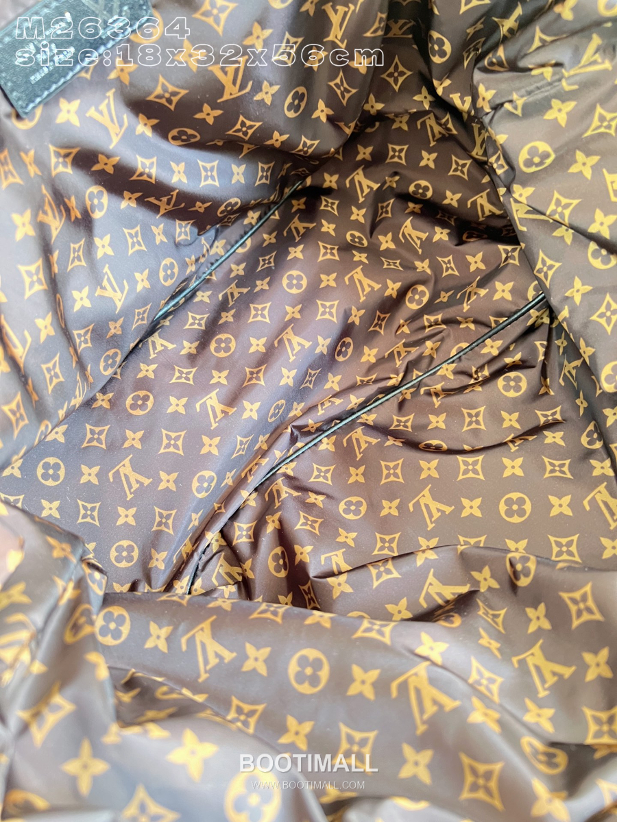 Louis Vuitton Neverfull Inside Out MM 루이비통 네버풀 인사이드 아웃 MM 퍼피그램 블랙 진 M26364 18cm 7