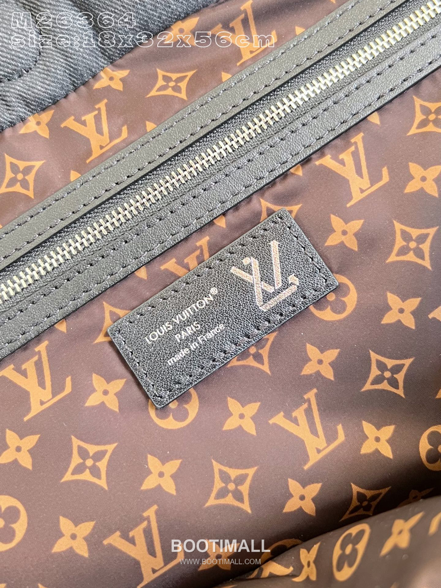 Louis Vuitton Neverfull Inside Out MM 루이비통 네버풀 인사이드 아웃 MM 퍼피그램 블랙 진 M26364 18cm 10