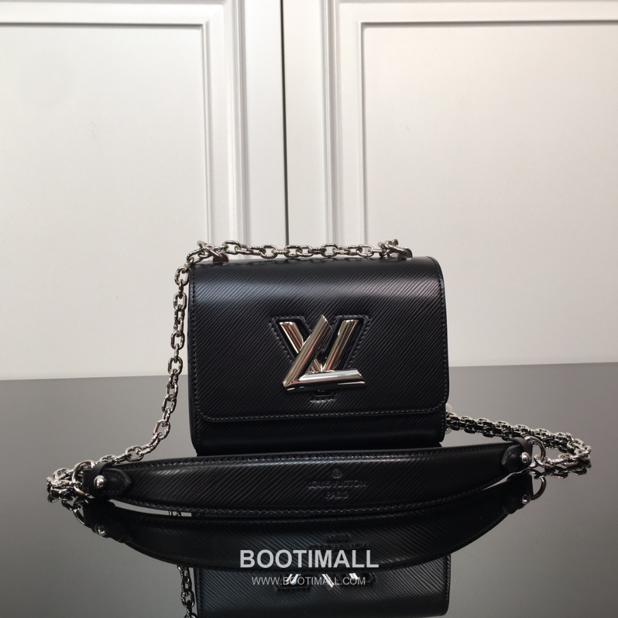 Louis Vuitton Twist PM Epi Leather M21118  트위스트 PM 에피 레더 체인 숄더백 블랙 은장 19cm 8