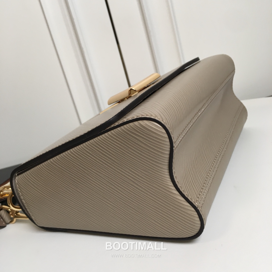 Twist MM Epi Leather M57050 Louis Vuitton 트위스트 MM 에피 레더 와이드 스트랩 숄더백 카키 금장 23cm 8