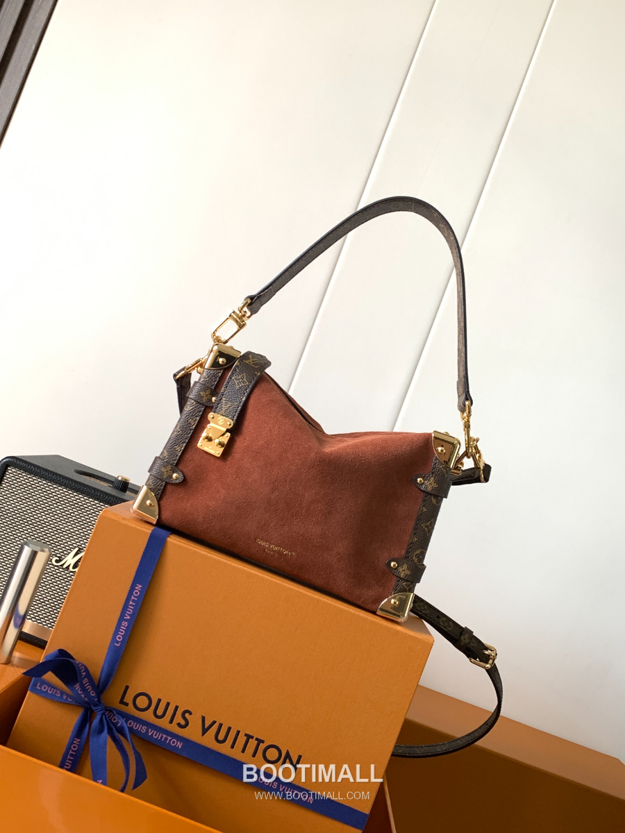 Louis Vuitton Side Trunk MM 루이비통 사이드 트렁크 MM 모노그램 사가 레더 23.5cm 1