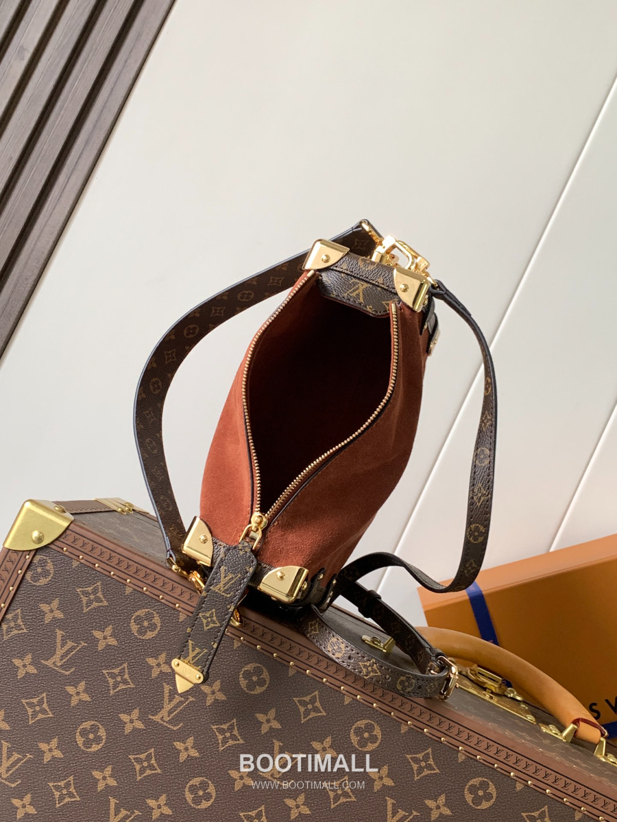 Louis Vuitton Side Trunk MM 루이비통 사이드 트렁크 MM 모노그램 사가 레더 23.5cm 6