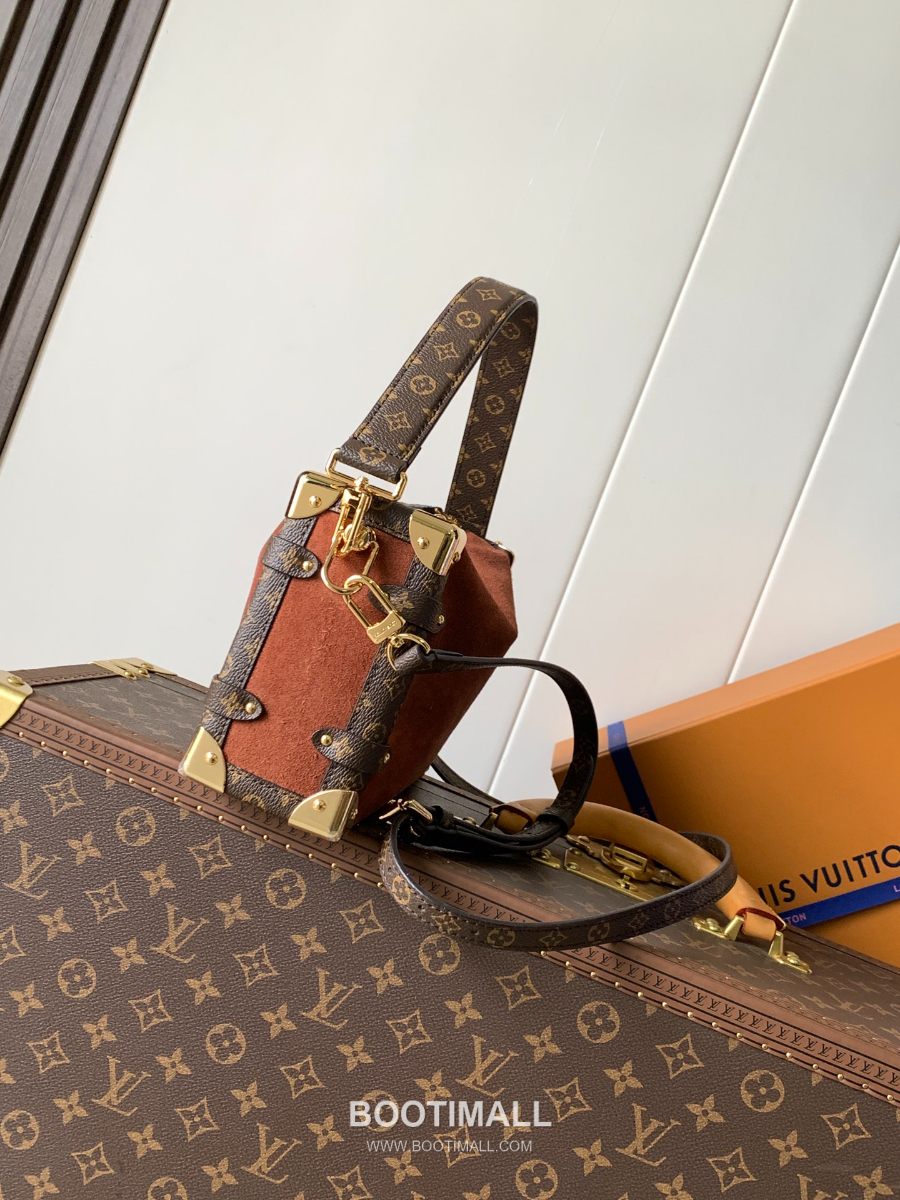Louis Vuitton Side Trunk MM 루이비통 사이드 트렁크 MM 모노그램 사가 레더 23.5cm 5