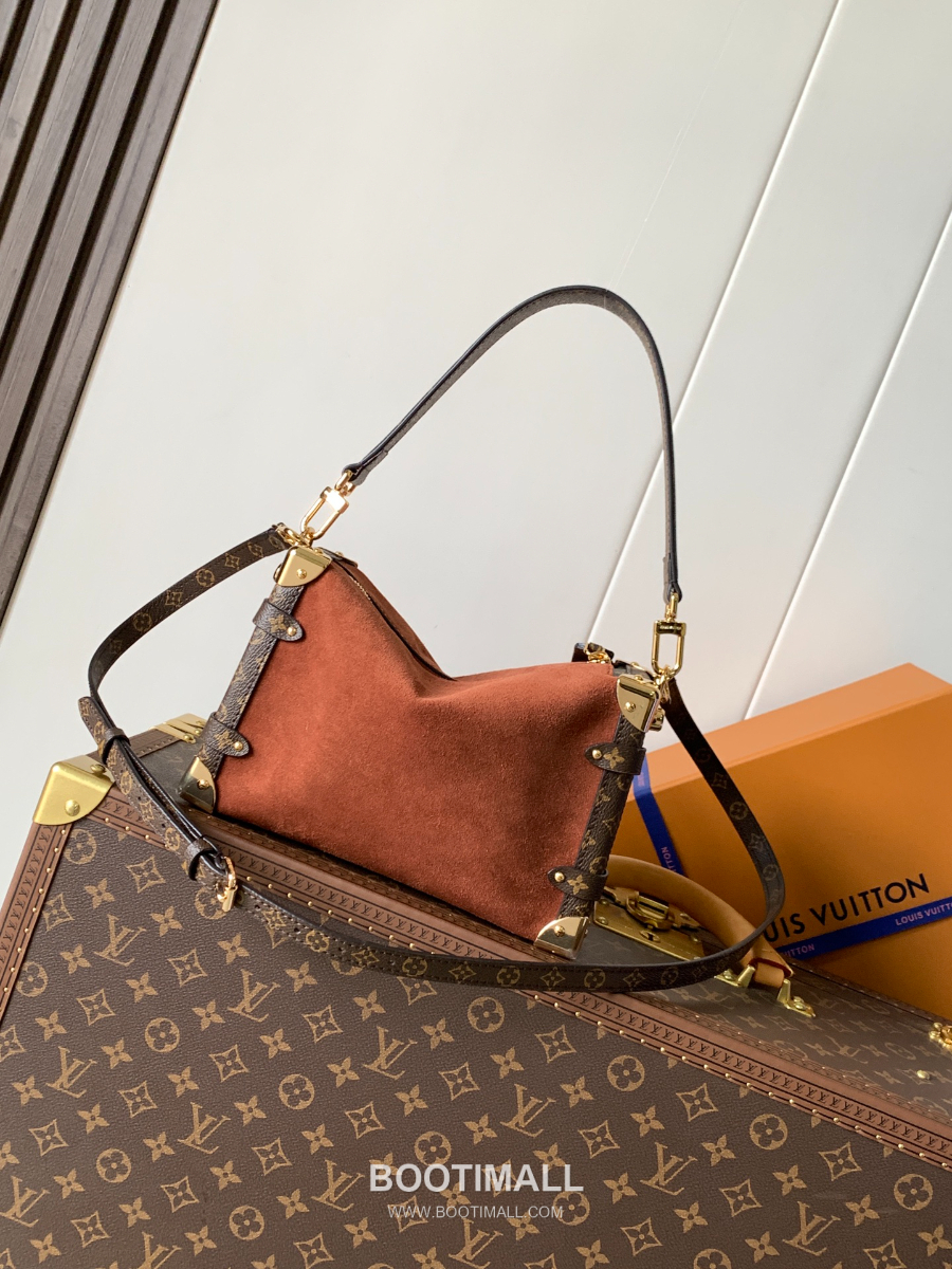 Louis Vuitton Side Trunk MM 루이비통 사이드 트렁크 MM 모노그램 사가 레더 23.5cm 4
