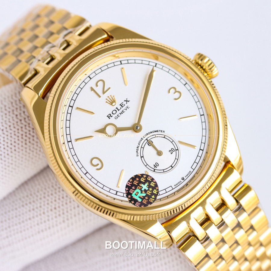 Rolex Perpetual 1908 18K Yellow Gold 롤렉스 퍼페츄얼 1908 기요셰 다이얼 18K 옐로우 골드 39mm 3