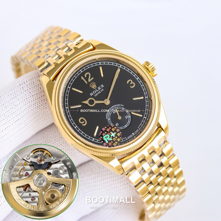 Rolex Perpetual 1908 18K Yellow Gold 롤렉스 퍼페츄얼 1908 기요셰 다이얼 18K 옐로우 골드 39mm 5