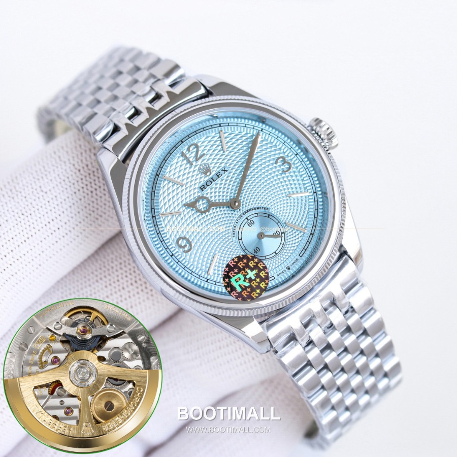 Rolex Perpetual 1908 18K Yellow Gold 롤렉스 퍼페츄얼 1908 기요셰 다이얼 실버베젤 39mm 4