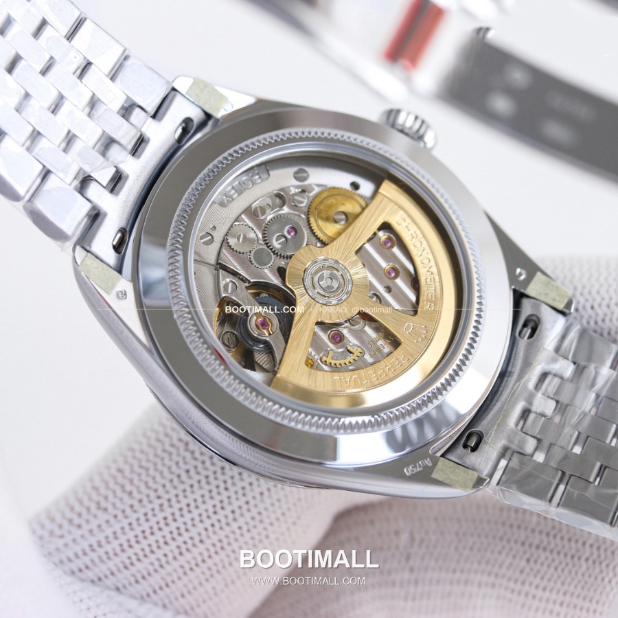 Rolex Perpetual 1908 18K Yellow Gold 롤렉스 퍼페츄얼 1908 기요셰 다이얼 실버베젤 39mm 8