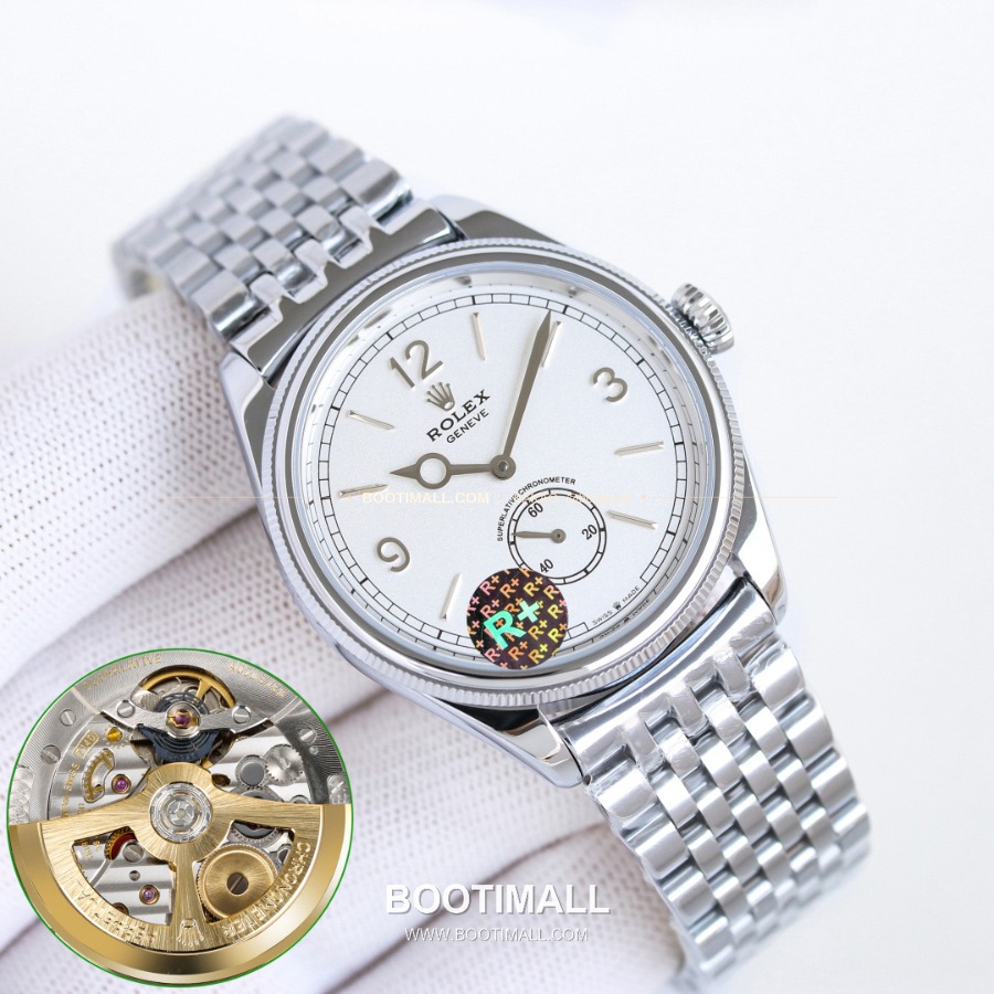 Rolex Perpetual 1908 18K Yellow Gold 롤렉스 퍼페츄얼 1908 기요셰 다이얼 실버베젤 블랙다이얼 39mm 5