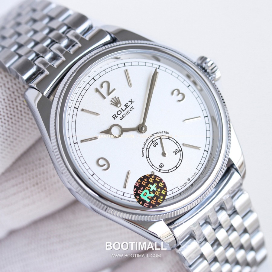 Rolex Perpetual 1908 18K Yellow Gold 롤렉스 퍼페츄얼 1908 기요셰 다이얼 실버베젤 블랙다이얼 39mm 6