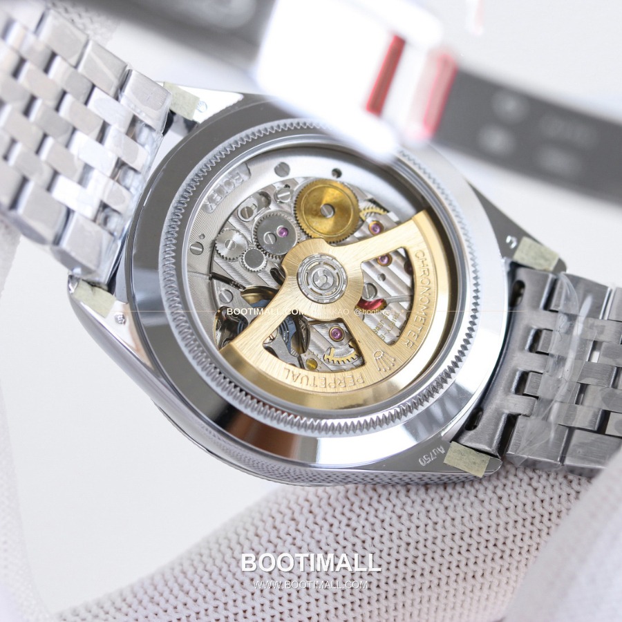 Rolex Perpetual 1908 18K Yellow Gold 롤렉스 퍼페츄얼 1908 기요셰 다이얼 실버베젤 블랙다이얼 39mm 9