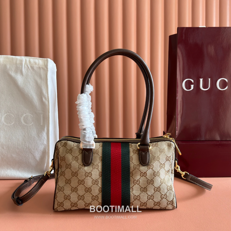 Gucci Ophidia GG Supreme Mini Top Handle 구찌 오피디아 GG 수프림 미니 탑핸들 숄더백 866732 베이지 에보니 28cm 2