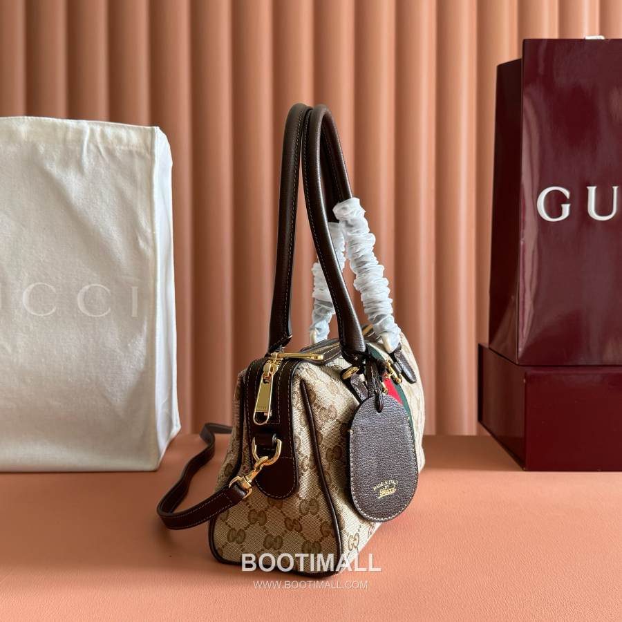 Gucci Ophidia GG Supreme Mini Top Handle 구찌 오피디아 GG 수프림 미니 탑핸들 숄더백 866732 베이지 에보니 28cm 3