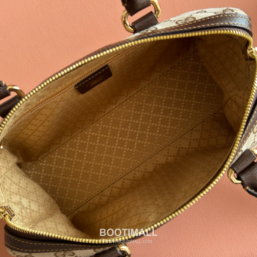 Gucci Ophidia GG Supreme Mini Top Handle 구찌 오피디아 GG 수프림 미니 탑핸들 숄더백 866732 베이지 에보니 28cm 9