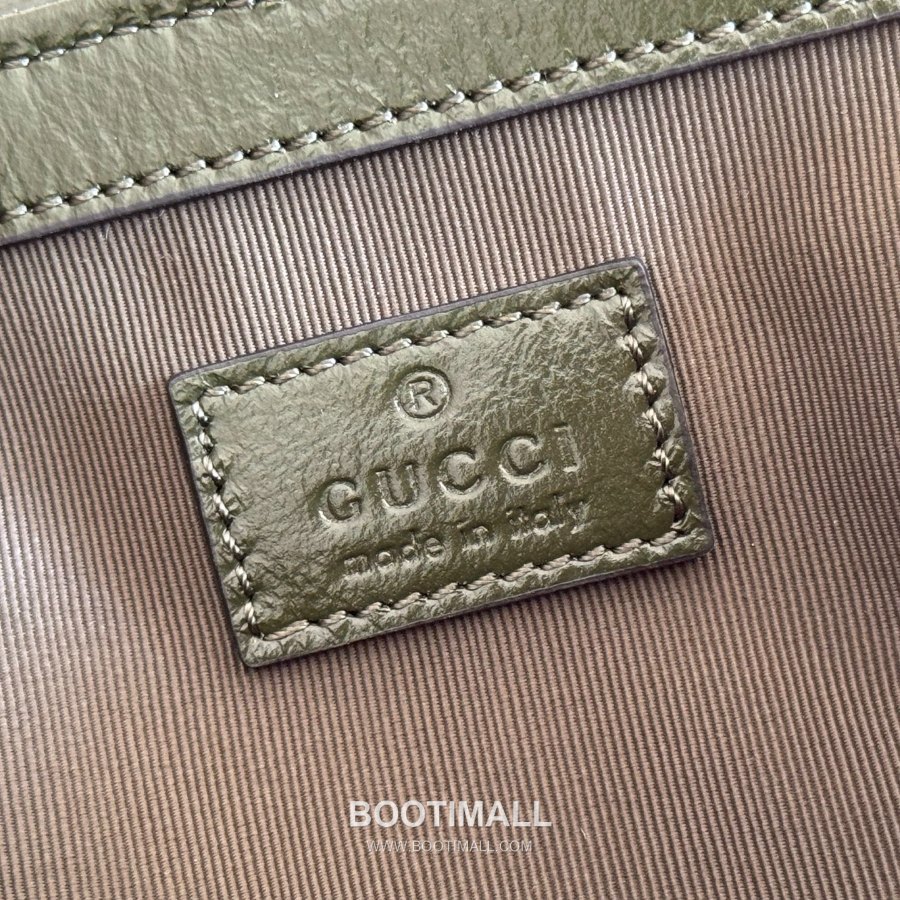 Gucci GG Marmont Mini Matelassé Leather 구찌 GG 마몽 미니 마틀라세 레더 숄더백 856368 그린 20cm 7