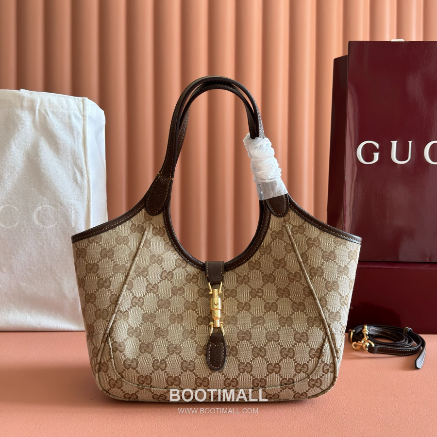 Gucci GG Canvas Expandable Hobo 구찌 GG 캔버스 코팅 패브릭 확장형 호보 숄더백 866646 브라운 26cm 1
