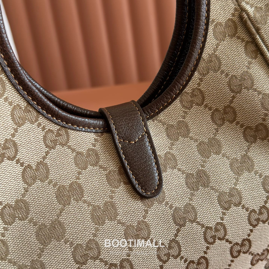 Gucci GG Canvas Expandable Hobo 구찌 GG 캔버스 코팅 패브릭 확장형 호보 숄더백 866646 브라운 26cm 6