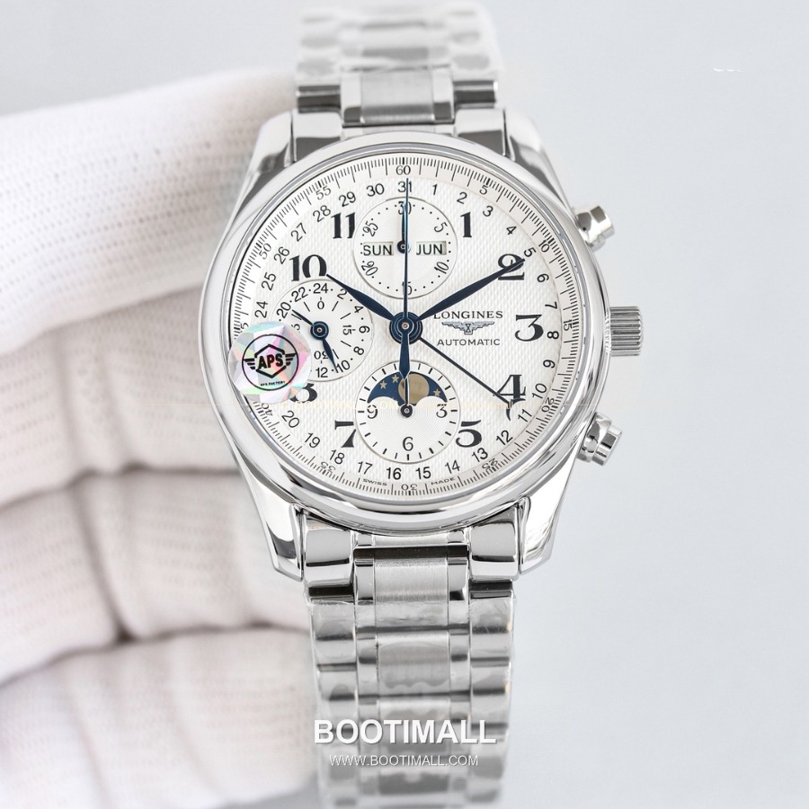 Longines Master Collection Chronograph Moonphase 론진 마스터 컬렉션 크로노그래프 문페이즈 42mm 7