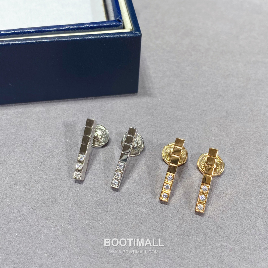 Chopard Ice Cube Pave Stud Earrings 쇼파드 아이스 큐브 파베 스터드 귀걸이 1