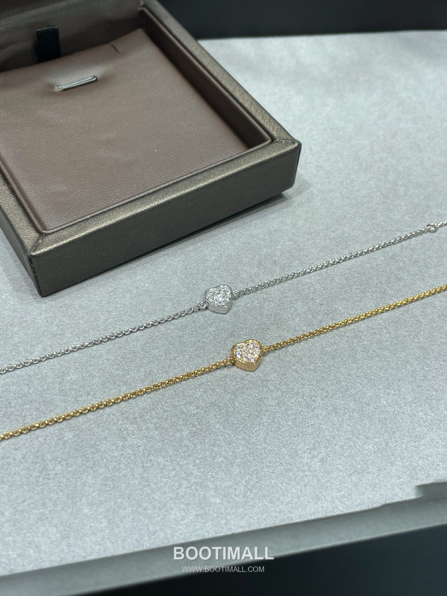 Chopard Happy Hearts Mini Heart Bracelet White/Red 쇼파드 해피 하츠 미니 하트 브레이슬릿 화이트/레드 2