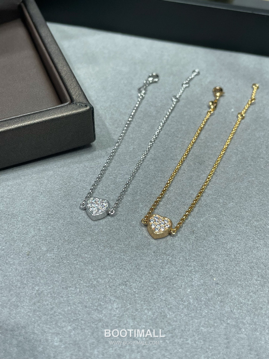 Chopard Happy Hearts Mini Heart Bracelet White/Red 쇼파드 해피 하츠 미니 하트 브레이슬릿 화이트/레드 3