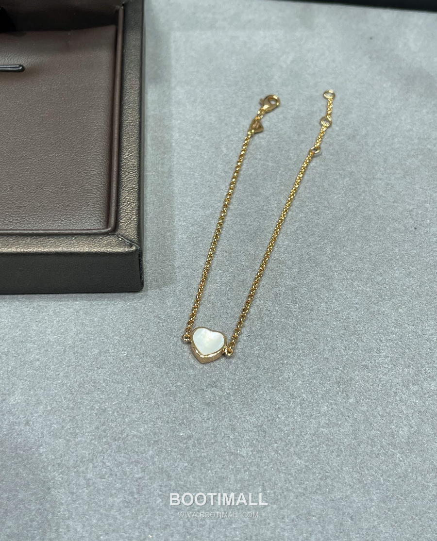 Chopard Happy Hearts Mini Heart Bracelet White/Red 쇼파드 해피 하츠 미니 하트 브레이슬릿 화이트/레드 5