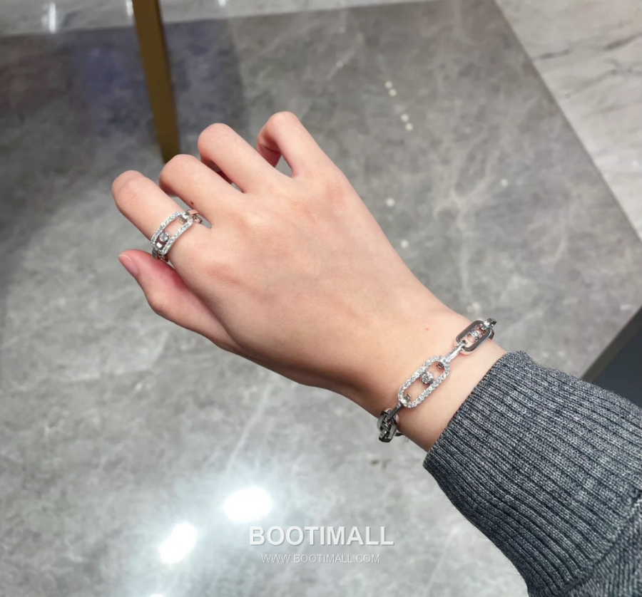 Messika Move Uno Pavé Diamond Ring 메시카 무브 우노 파베 다이아몬드 링 6