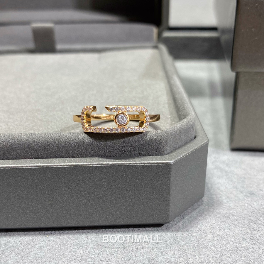 Messika Move Open Ring 메시카 무브 오픈 링 18K 화이트 골드 3