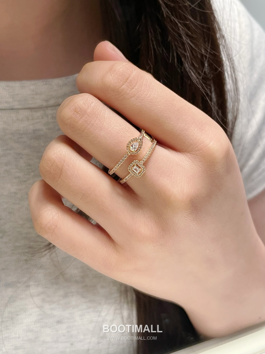 Messika My Twin Double Row Pavé Ring 메시카 마이 트윈 더블 로우 파베 링 1