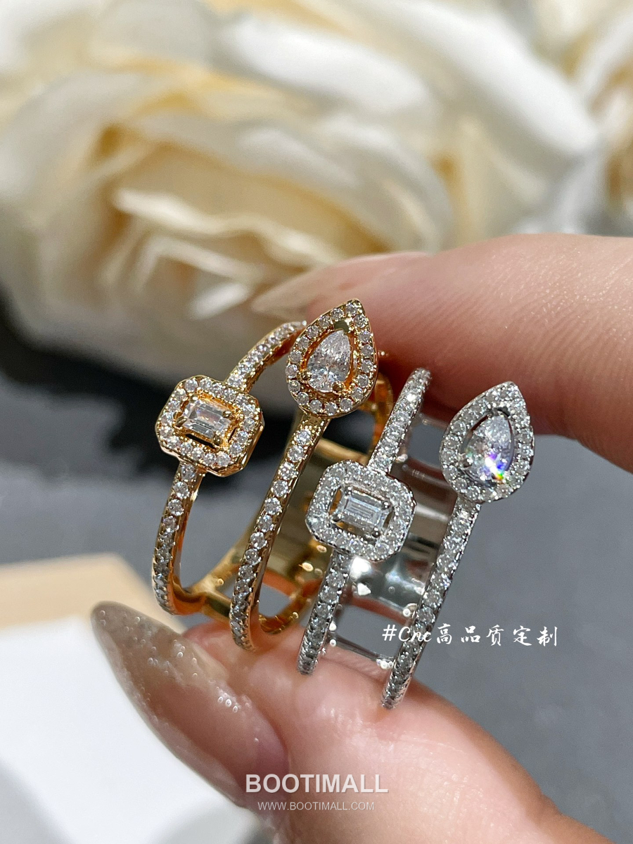 Messika My Twin Double Row Pavé Ring 메시카 마이 트윈 더블 로우 파베 링 5