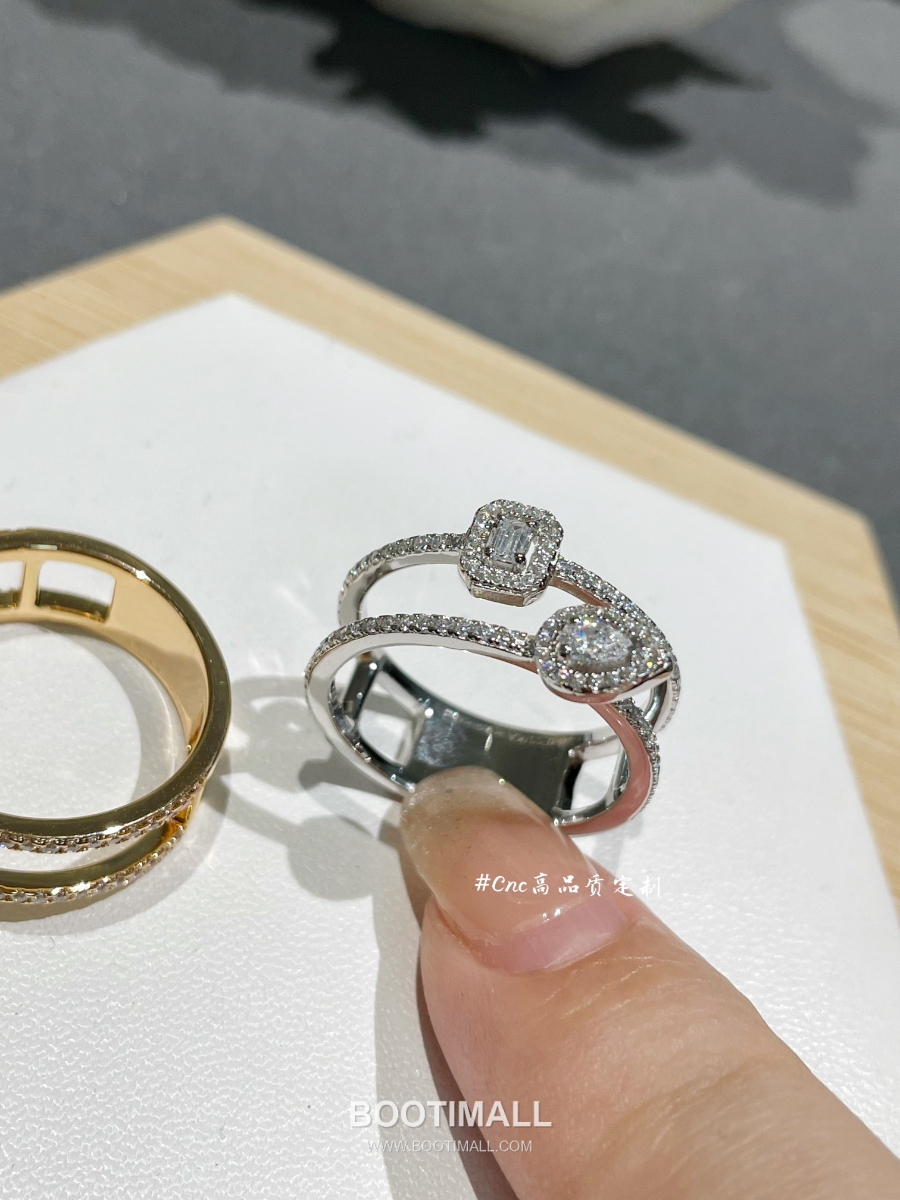 Messika My Twin Double Row Pavé Ring 메시카 마이 트윈 더블 로우 파베 링 7